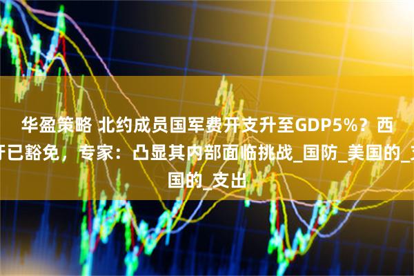 华盈策略 北约成员国军费开支升至GDP5%？西班牙已豁免，专家：凸显其内部面临挑战_国防_美国的_支出